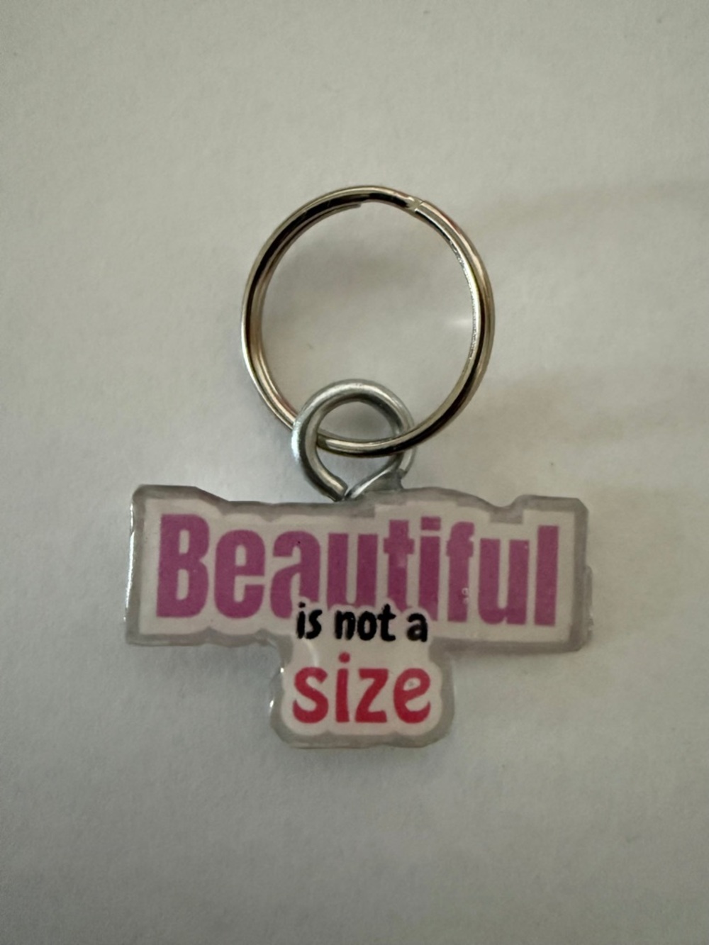 Beautiful is not a size keychain
SKU2292